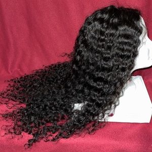 WowEbony Loose Curl Lace Front Wig (Natural Color)